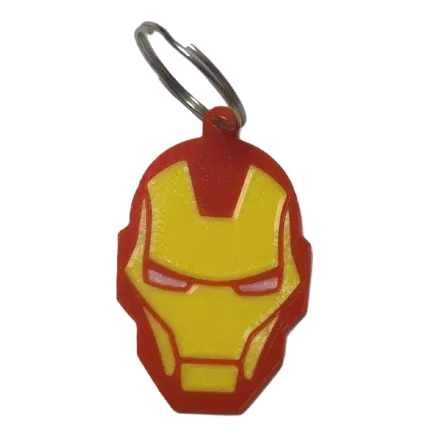 Брелок Marvel Iron-man Keychain Залізна Людина ABS пластик 5 см. №1