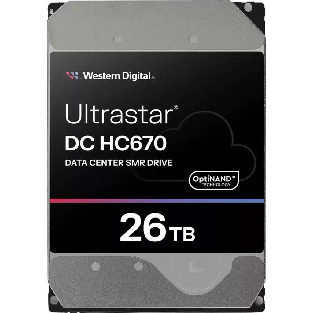 Жесткий диск 3.5" 26TB Ultrastar DC HC670 WD (0F61452 / WSH722626ALN607)
