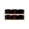 Модуль памяти для компьютера DDR4 32GB (2x16GB) 3200 MHz IRDM Black Goodram (IR-X3200D464L16A/32GDC)