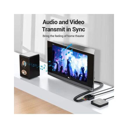 Конвертор HDMI to RCA Metal Type black Vention (AEEB0)