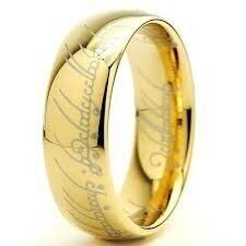 Кільце The Lord of the Rings Володар кілець (колір gold) розмір 20