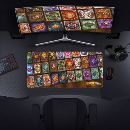 Килимок для миші ігрова поверхня Blizzard Hearthstone Cardbacks Хартстоун XL 90*42 cм