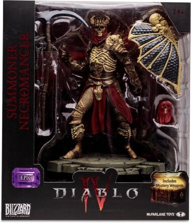Фігурка McFarlane Diablo IV Summoner Necromancer Epic Figure Діабло Некромант 20 см.