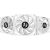 Кулер для корпуса Lian Li ST120-3 Triple White (G99.12ST3W.00)