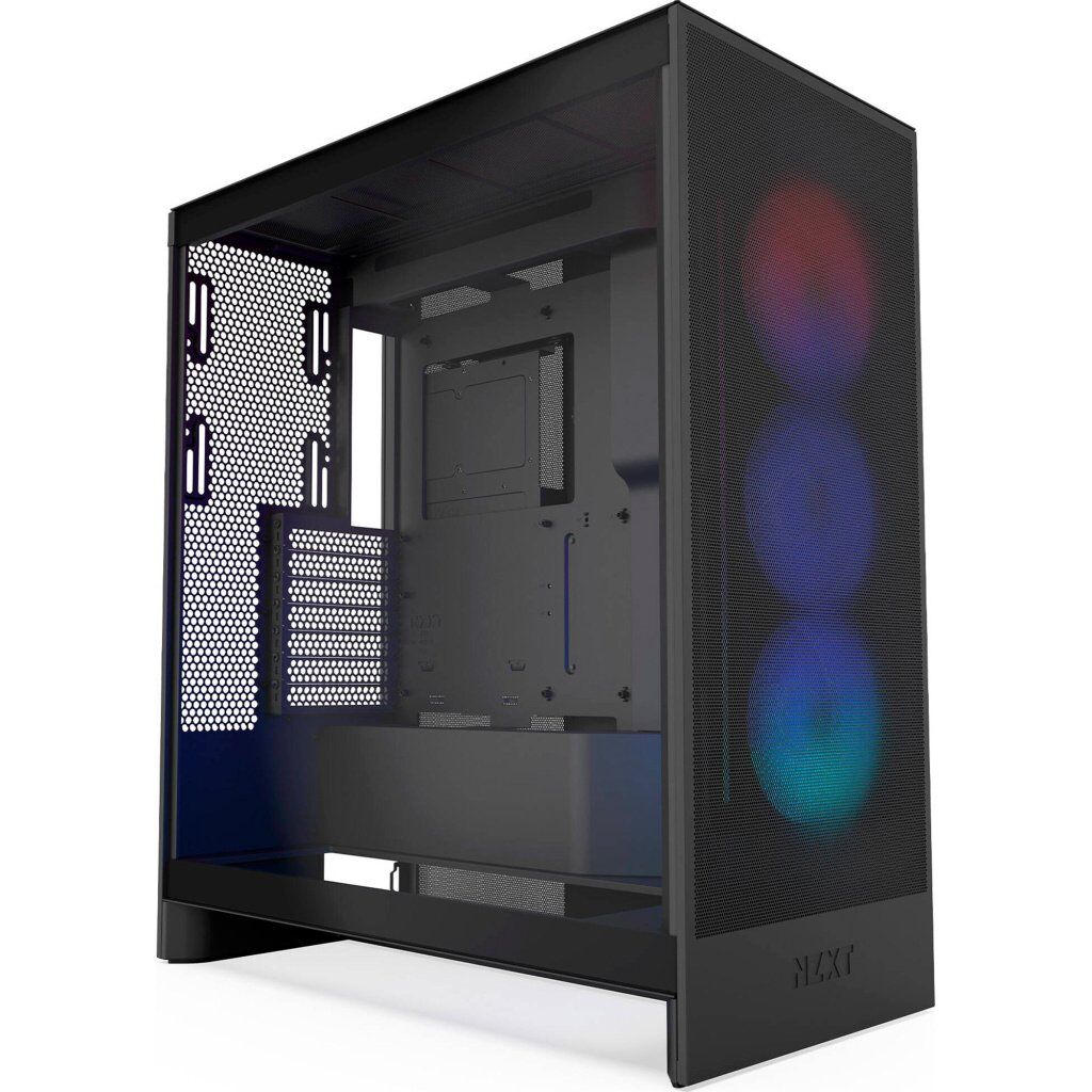 Корпус для ПК NZXT H7 Flow RGB All Black (CM-H72FB-R1)
