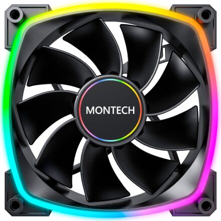 Кулер для корпуса MONTECH RX140 PWM BLACK