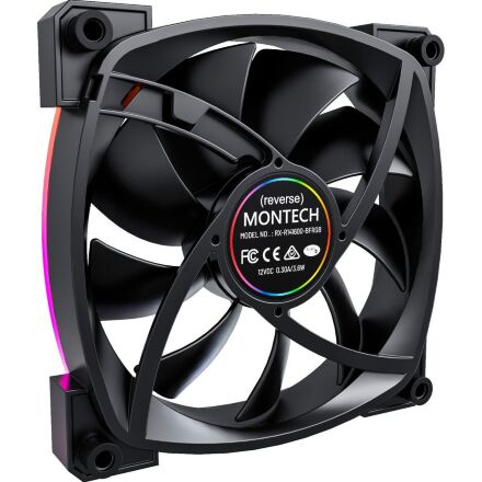 Кулер для корпуса MONTECH RX140 PWM BLACK