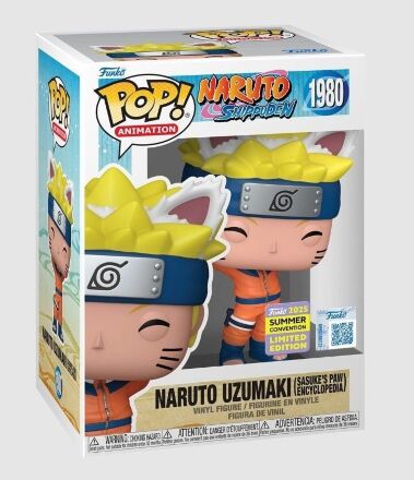 Фігурка Funko Naruto Uzumaki (Sasuke’s Paw Encyclopedia) Фанко Наруто (Exclusive) 1980