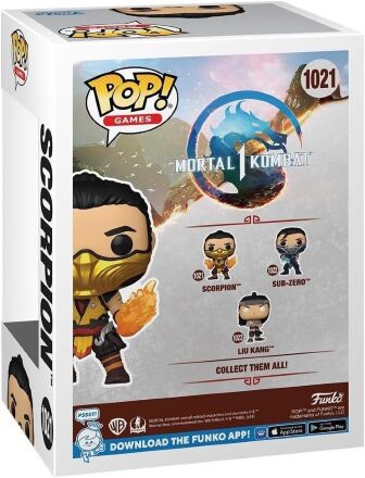 Фігурка Funko Pop Mortal Kombat Scorpion Фанко Скорпіон 1021