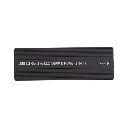 Карман внешний PowerPlant SSD Premium M.2 PCIe NGFF/NVMe USB3.2 (HC380510)