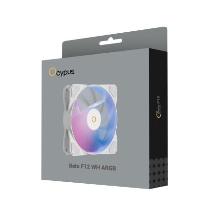 Кулер для корпуса OCYPUS BETA F12 WH ARGB (BETA-F12-WH1AM00X-GL)