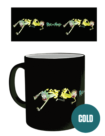 Кружка хамелеон теплочувствительная Rick and Morty Heat Change Mug 320 мл Portal