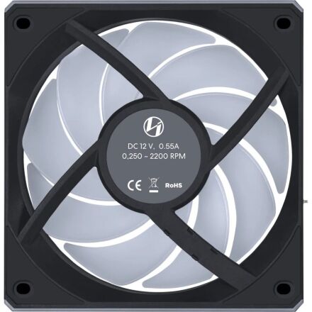 Кулер для корпуса Lian Li Uni Fan CL WIRELESS 120-3, Black (G99.12CL1W3B.00)