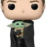 Фигурка Funko Star Wars Mandalorian Luke Skywalker with Grogu Фанко Мандалорец Люк Грогу 482