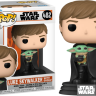 Фигурка Funko Star Wars Mandalorian Luke Skywalker with Grogu Фанко Мандалорец Люк Грогу 482