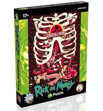 Пазл Winning Moves Rick and Morty Puzzle Anatomy Park Рик и Морти (1000 деталей)
