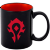 Чашка Blizzard WORLD OF WARCRAFT Horde Чорна кружка Орда 325 мл