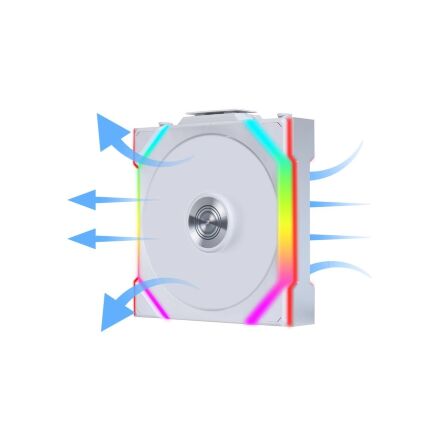 Кулер для корпуса Lian Li Uni Fan SL WIRELESS Reverse, 120-1, Wh (G99.12RSL1W1W.00)