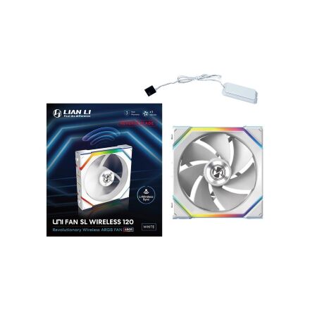 Кулер для корпуса Lian Li Uni Fan SL WIRELESS Reverse, 120-1, Wh (G99.12RSL1W1W.00)