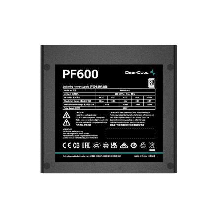 Блок питания Deepcool 600W PF600 (R-PF600D-HA0B-EU)