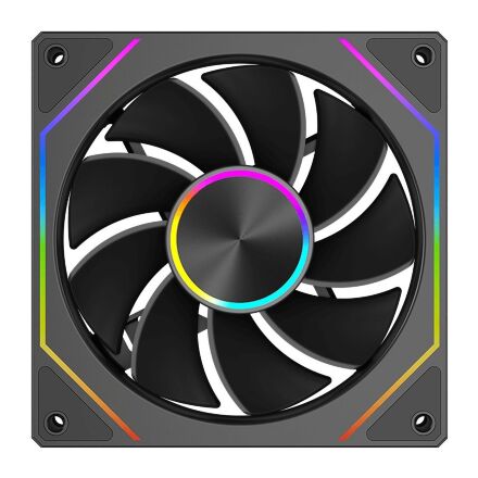 Кулер для корпуса PcCooler Вентилятор реверсний PCCOOLER FG120R ARGB BK чорний для корпусу 1 (FG120R ARGB BK)
