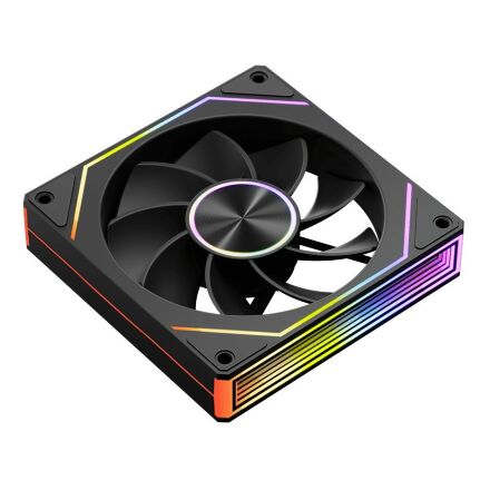 Кулер для корпуса PcCooler Вентилятор реверсний PCCOOLER FG120R ARGB BK чорний для корпусу 1 (FG120R ARGB BK)