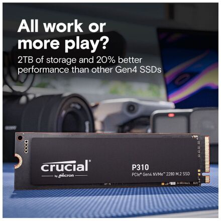 Накопитель SSD M.2 2280 1TB P310 Micron (CT1000P310SSD8)
