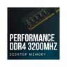 Модуль памяти для компьютера DDR4 16GB 3200 MHz Bulk PNY (MD16GSD43200-SI / M4U16S682QMMM52-12)