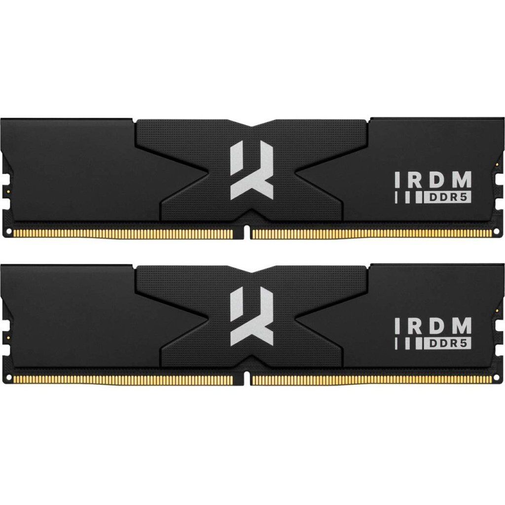Модуль памяти для компьютера DDR5 32GB (2x16GB) 6400 MHz IRDM Black Goodram (IR-6400D564L32S/32GDC)