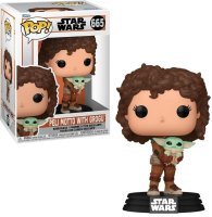 Фигурка Funko Star Wars Mandalorian Peli Motto with Grogu Фанко Мандалорец Пели с Грогу 665
