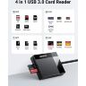 Считыватель флеш-карт USB 3.0 All-in-One 0.5m Card Reader Ugreen (30333)