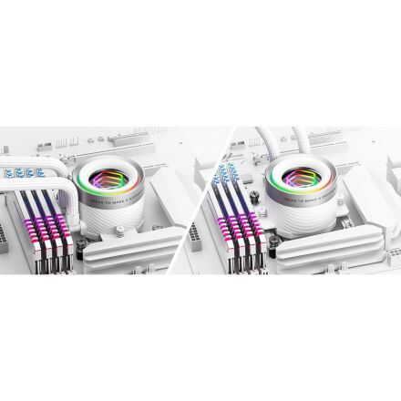 Система жидкостного охлаждения ID-Cooling FX360 INF White (FX360 INF WHITE)