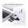 Считыватель флеш-карт USB-A 3.0 to TF/SD/CF/MS Multifunction Card Reader Multi-Read Ugreen (50541)