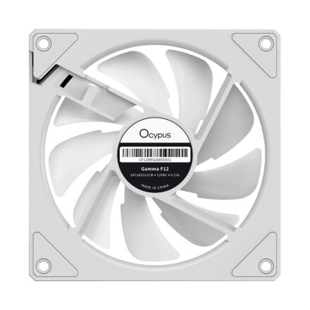 Кулер для корпуса OCYPUS GAMMA F12 WH ARGB REVERSE BLADE (GAMMA-F12-WH1AM01X-GL)