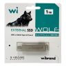 Накопитель SSD USB 3.2 1TB Wolf Wibrand (WIEXSSD/WO1TB)