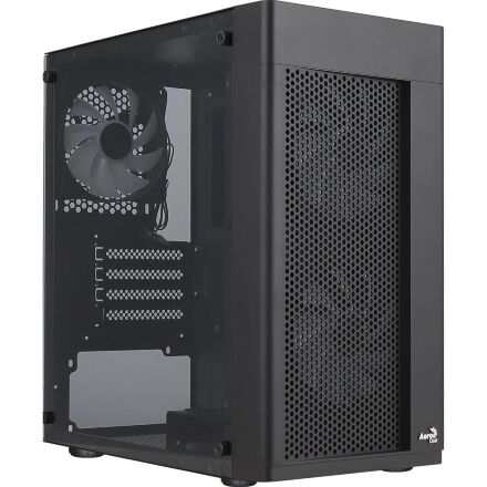 Корпус для ПК AeroCool Hexform-G-BK-v2 Black 600W (ACCX-PV38004.11)