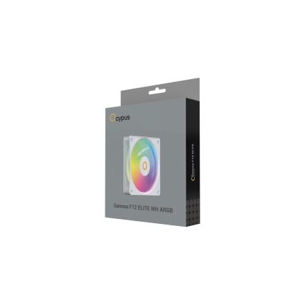 Кулер для корпуса OCYPUS GAMMA F12 ELITE WH ARGB (GAMMA-F12-WH1AM00E-GL)