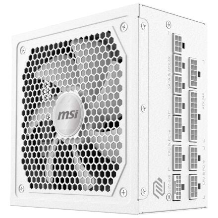 Блок питания MSI 1000W (MAG A1000GL PCIE5 WHITE)