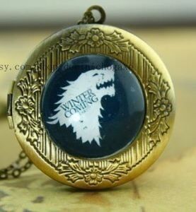 Брелок Game of Thrones Stark Wolf # 2 (White)