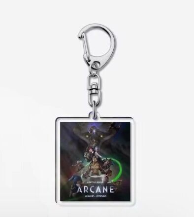 Брелок League Of Legends Arcane Anime Acrylic keychain Лига Легенд 5