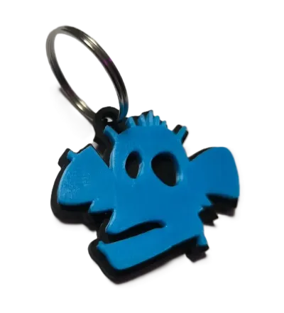 Брелок League of Legends Arcane Ліга Легенд Logo 2 Keychain ABS пластик 4 см.