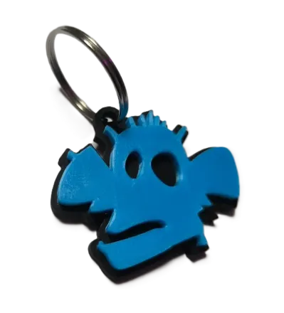 Брелок League of Legends Arcane Ліга Легенд Logo 2 Keychain ABS пластик 4 см.