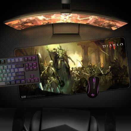 Килимок для миші ігрова поверхня Blizzard DIABLO IV 4 Skeleton King (Діабло) XL (90*42 cm)