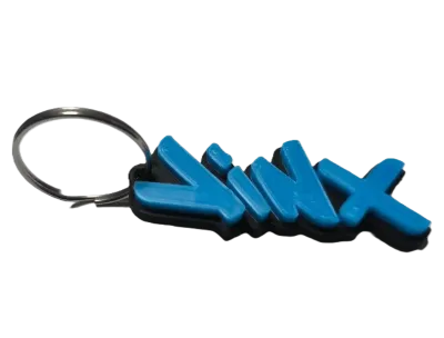 Брелок League of Legends Arcane Jinx Ліга Легенд Джинкс Keychain ABS пластик 4 см.