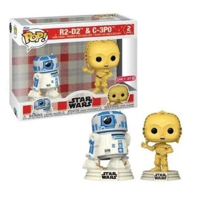 Фігурка Funko Star Wars: Retro Reimagined R2-D2 &amp; C-3PO (Target Exclusive) Фанко Р2-Д2 та С3ПО