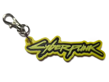 Брелок Cyberpunk 2077 Keychain Кіберпанк ABS пластик 5 см.