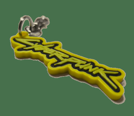 Брелок Cyberpunk 2077 Keychain Кіберпанк ABS пластик 5 см.