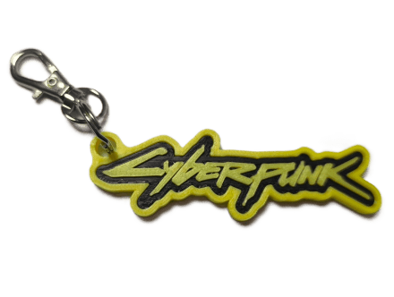 Брелок Cyberpunk 2077 Keychain Кіберпанк ABS пластик 5 см.