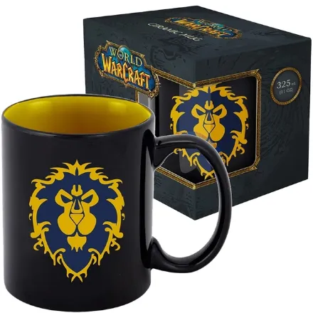 Чашка Blizzard WORLD OF WARCRAFT Alliance Чорний кухоль Альянс 325 мл