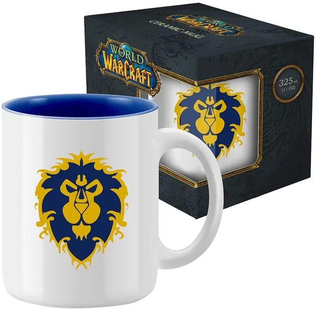 Чашка Blizzard WORLD OF WARCRAFT Alliance Білий кружка Альянс 325 мл